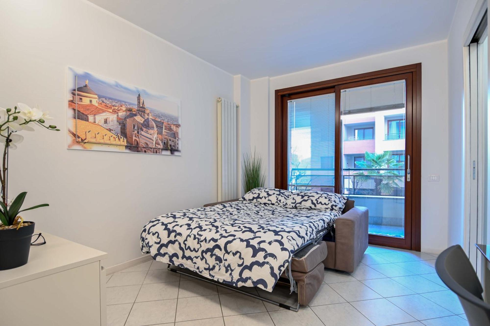 Bilocale Chic, 10 Min Aeroporto Milano-Bergamo, Box Auto E Aria Condizionata Apartment Сериате Екстериор снимка